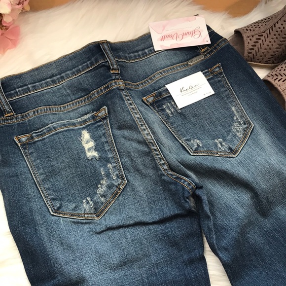 🔥LAST ONE‼️ Distressed Split-Ankle Jeans 👖 - Picture 7 of 7